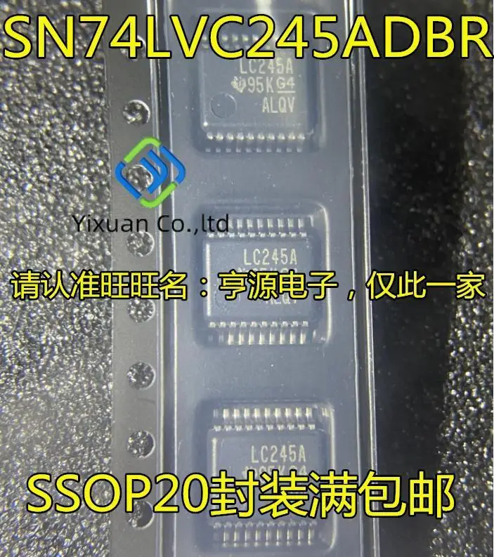 20pcs original new SN74LVC245 SN74LVC245ADBR LC245A SSOP20 pin transceiver/logic