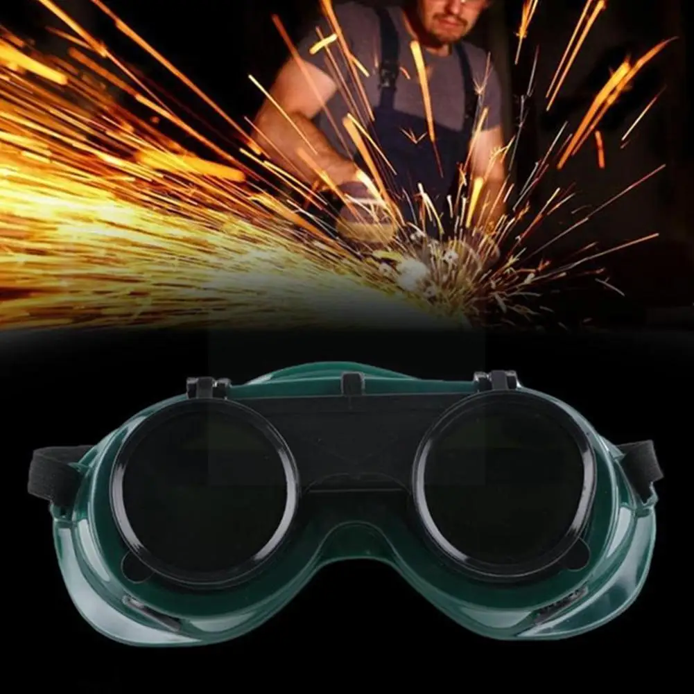 

Double Flip Welding Glasses Cutting Welders Goggles Lenses Protective Glasses Workplace Portable Glasses Cutting Safety Gri Q6r7