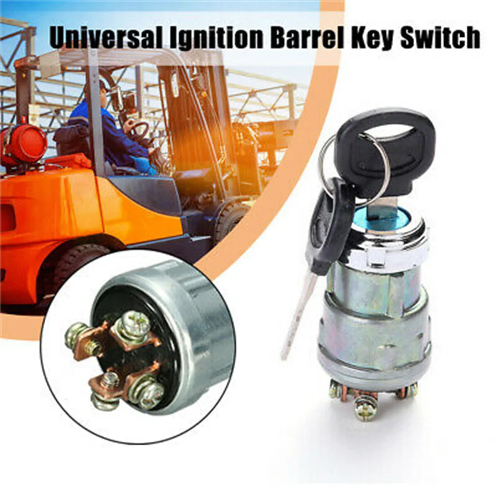 

12V Car MotorCycle Bike Boat Universal Ignition Key 4 Position Switch Barrel Car Accessories High Quality Ignition Lock Switch