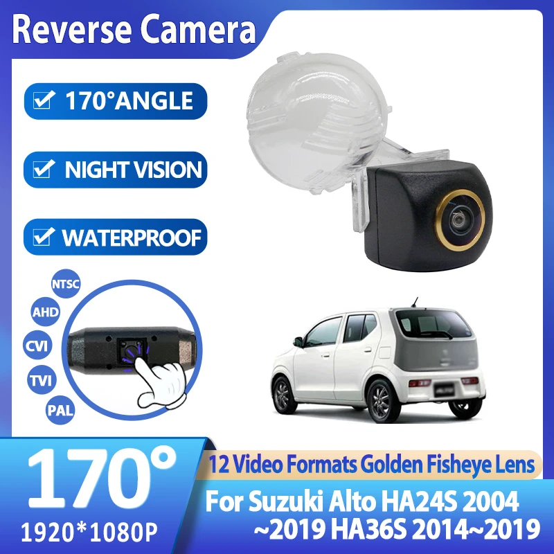 Камера заднего вида для Suzuki Alto HA24S 2004 ~ 2019 HA36S 2014