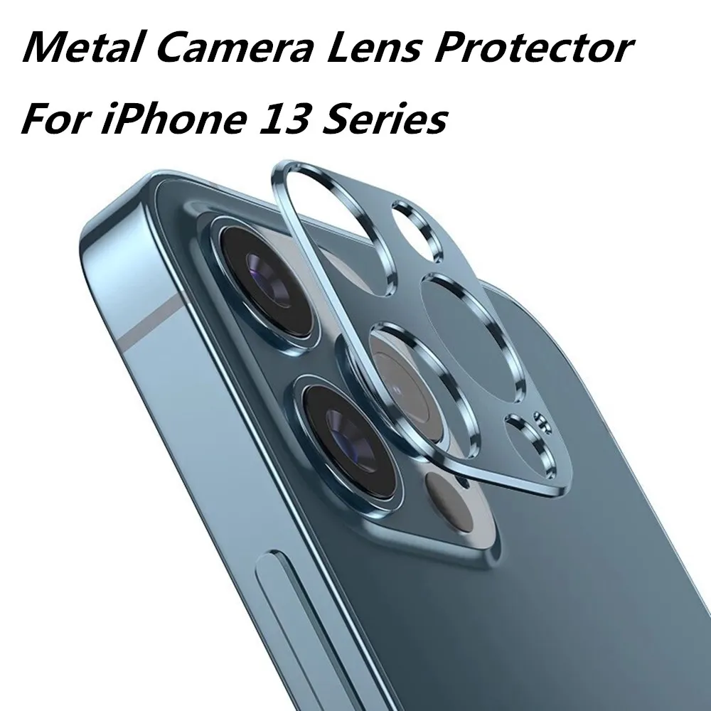 

Camera Lens Protector For iPhone 13 13Pro 11 12 Pro Max Mini Stainless Steel Metal Film Ring Case For iPhone13 12 Pro Max Cover