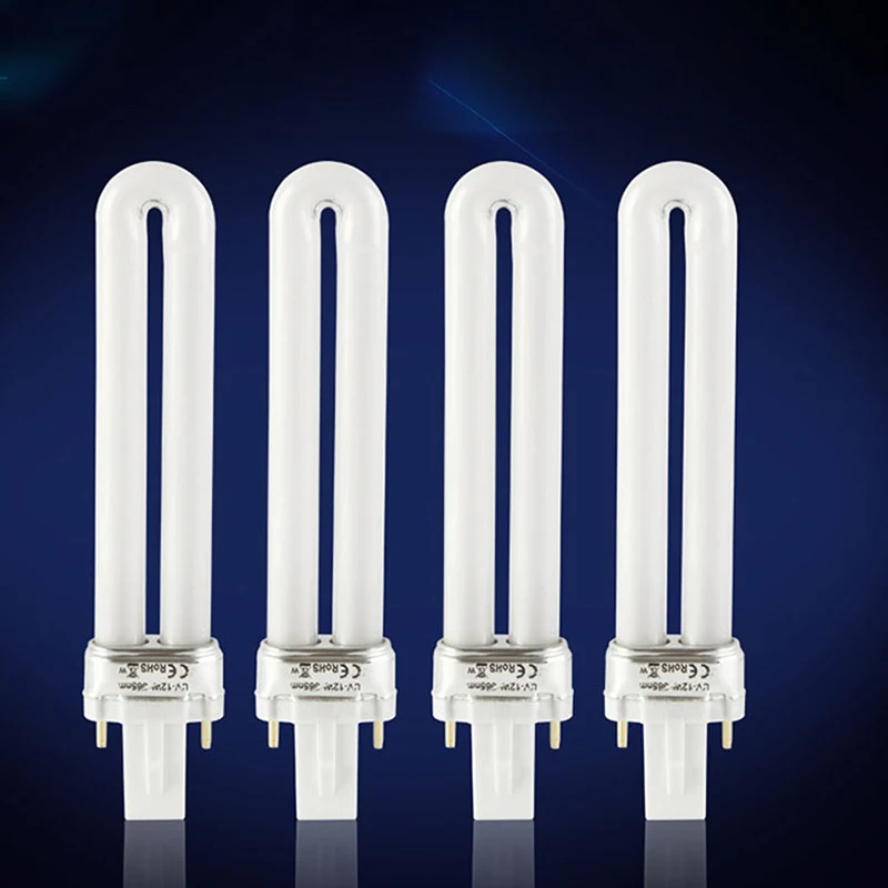 

1Pc U-Shape LED UV Machine Lamp Bulb Tubes Original 9W/12W UV Lamp Lights Bulb Tube For Nail UV Gel Manicure Machine Nail Dryer