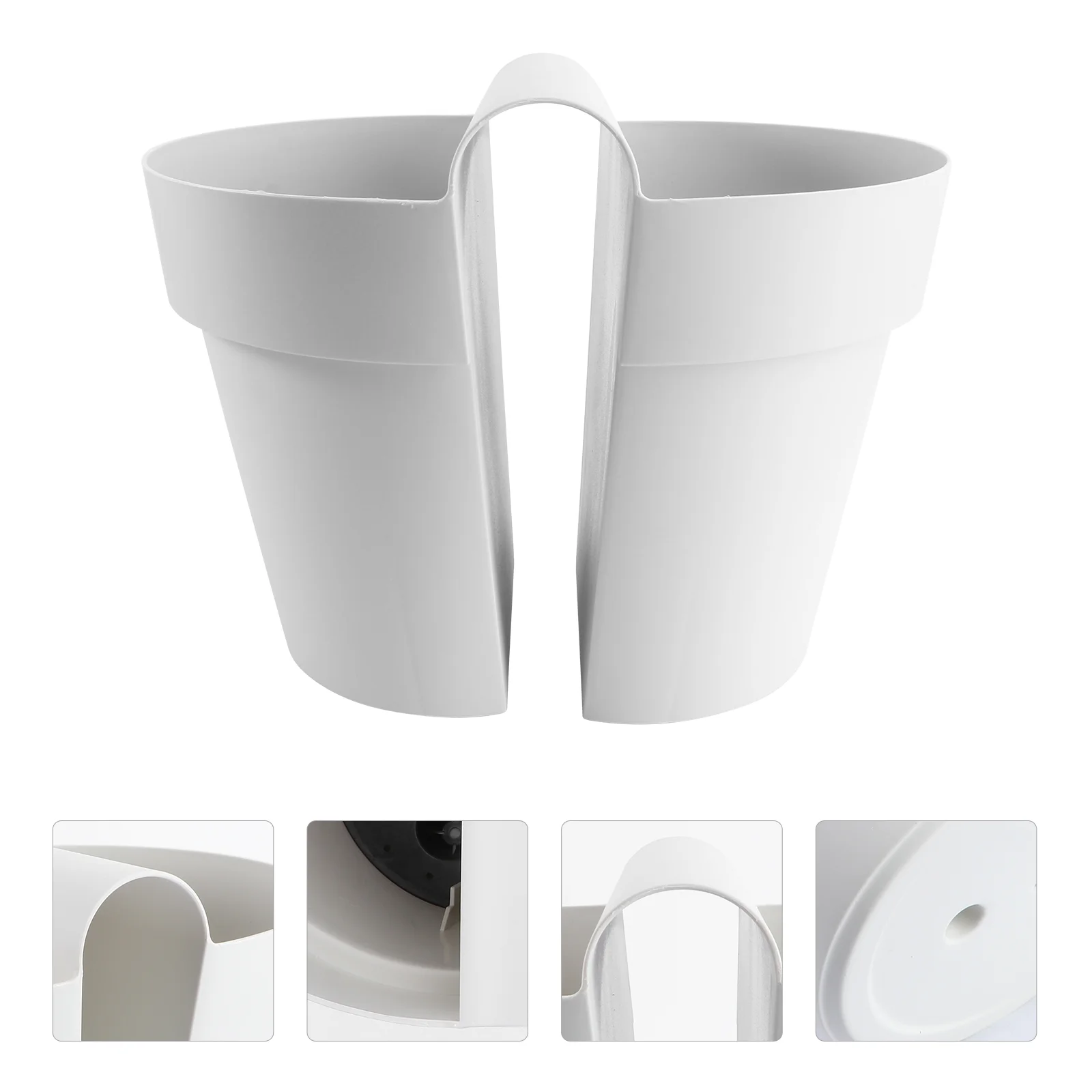 

Riding Planter Extra Large Planter Hanging Flower Pot Hanging Holder Armrest Bonsai Pot Pp Resin Landscape Pot