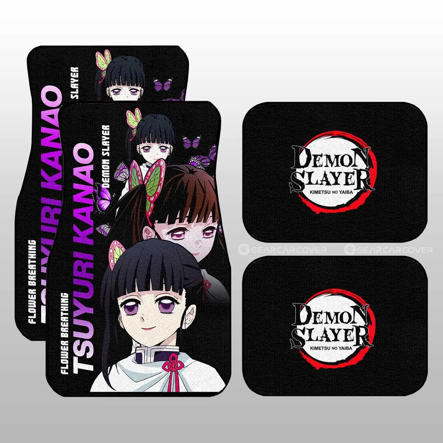 

Tsuyuri Kanao Car Floor Mats Custom Demon Slayer Anime Gifts Idea For Fans
