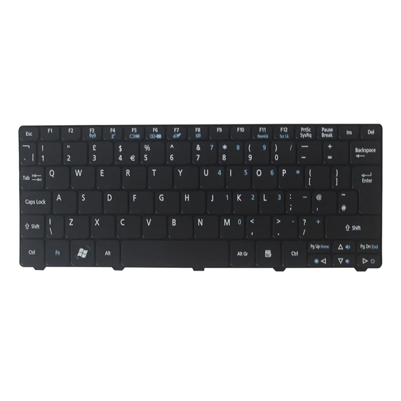 Новая британская клавиатура для Acer Aspire One D255 D257 AOD257 D260 D270 521 532 532H 533 AO521 AO533 NAV50 UK