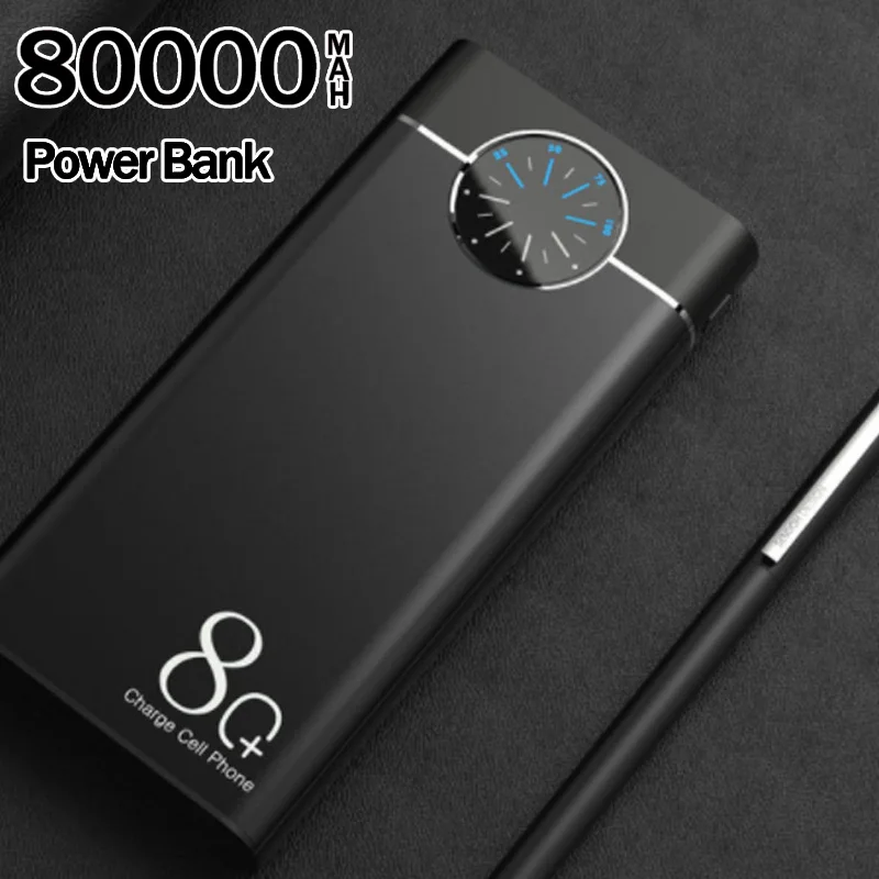 

Портативный внешний аккумулятор на 80000 мА · ч с поддержкой USB 3,0