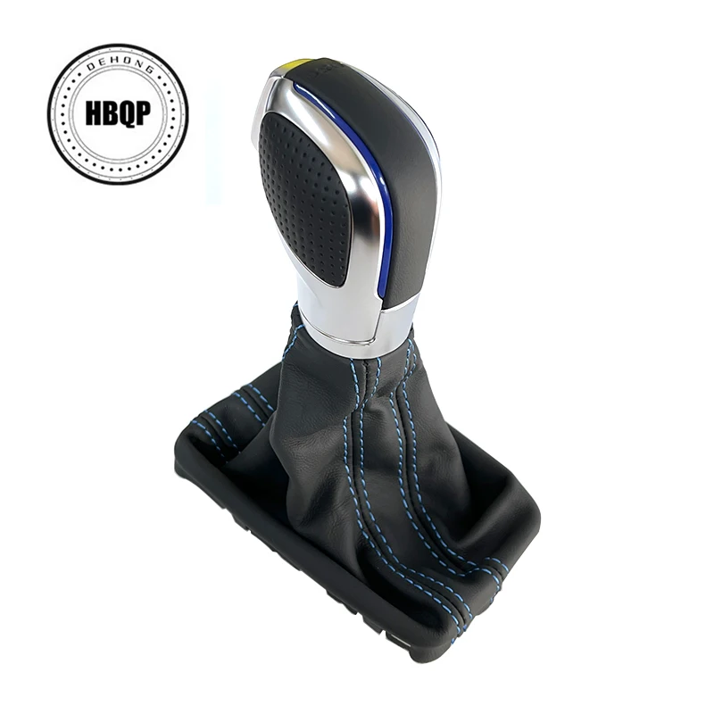

DSG Real Leather & BLACK Suede Gear Shift knob For GOLF 7 Car Accessories