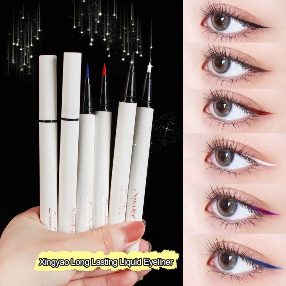 

Brown Black Eyeliner Pencil Neon Waterproof Colorful Liquid Eye Liner Pen Matte Eye Makeup Long-lasting Korean Cosmetics Beauty