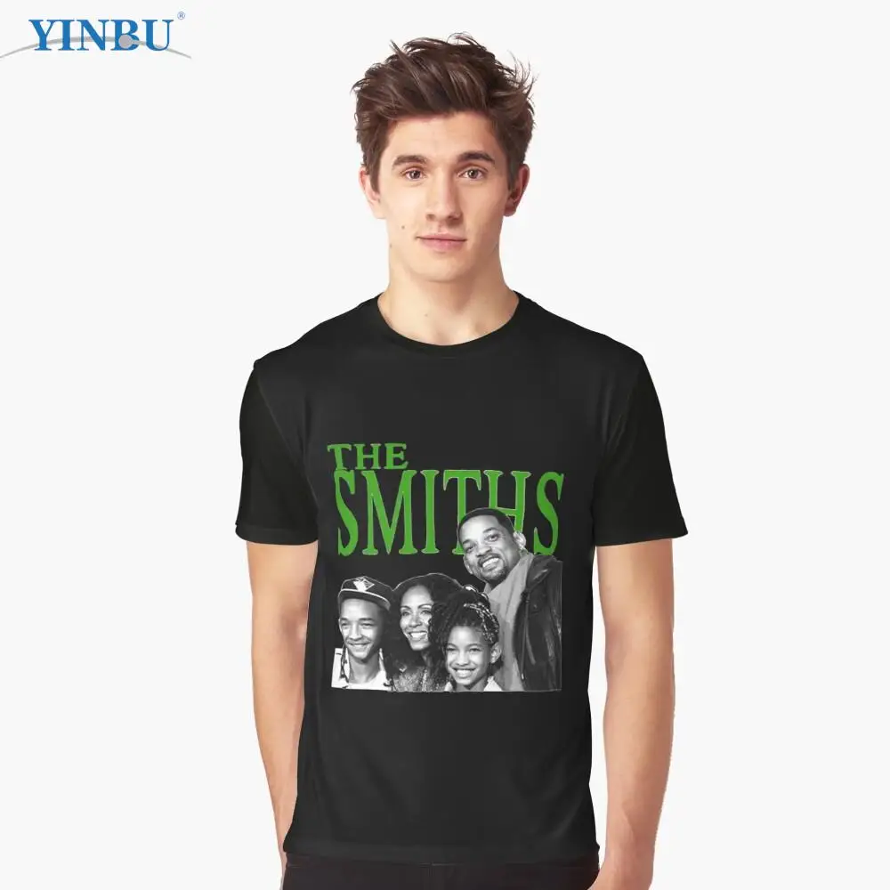 

Parody The Smiths Will Smith Family, Actor print YINBU t shirts High quality Men's short O neck t-shirt The Smiths Graphic Tee