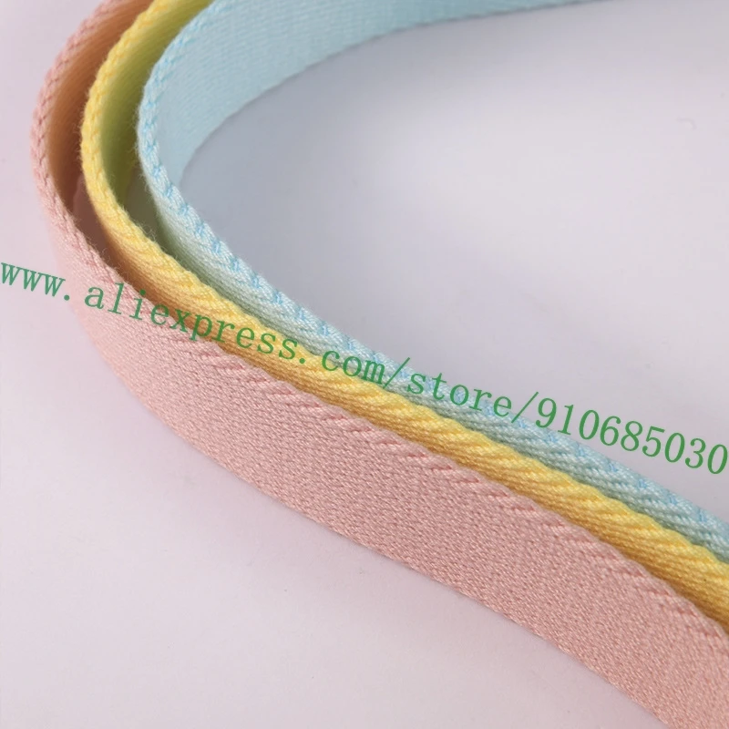 Fixed Length Solid Color Fabric Shoulder Bag Strap For Designer Lady Handbag Women Pochette Purse Carry Belt Parts Slim Style