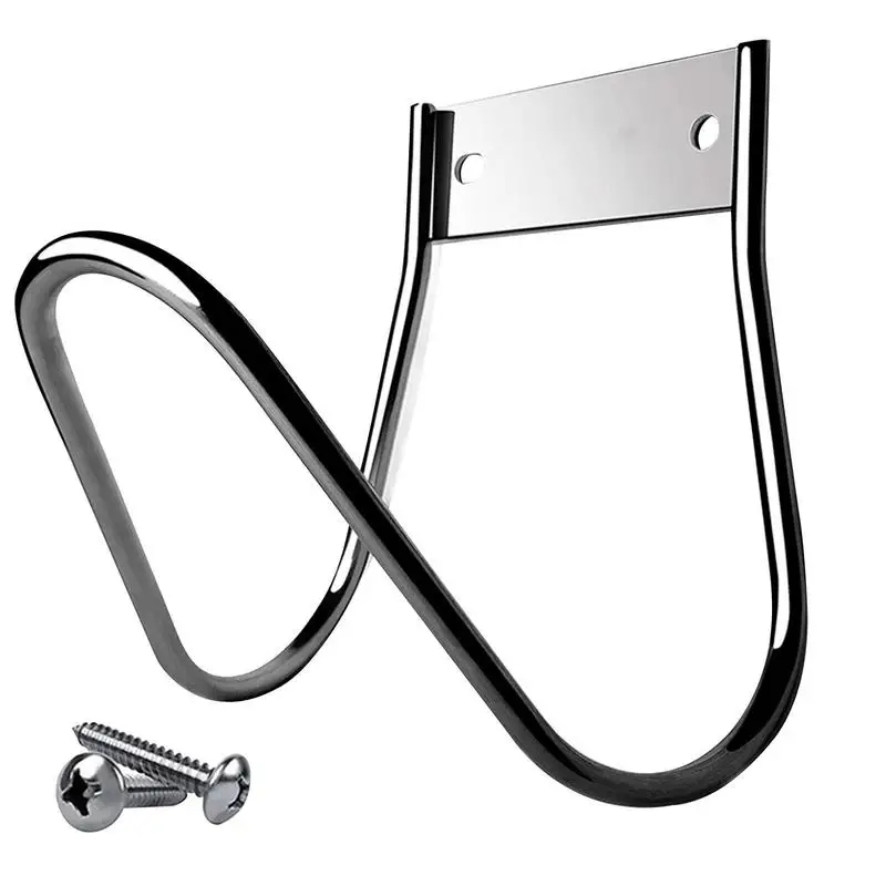 Stainless Steel Small Wall Mount Garden Hose Hook Heavy Duty Rust Proof Hanger for Water Air Hydraulic Hose Ropes Extension Cord