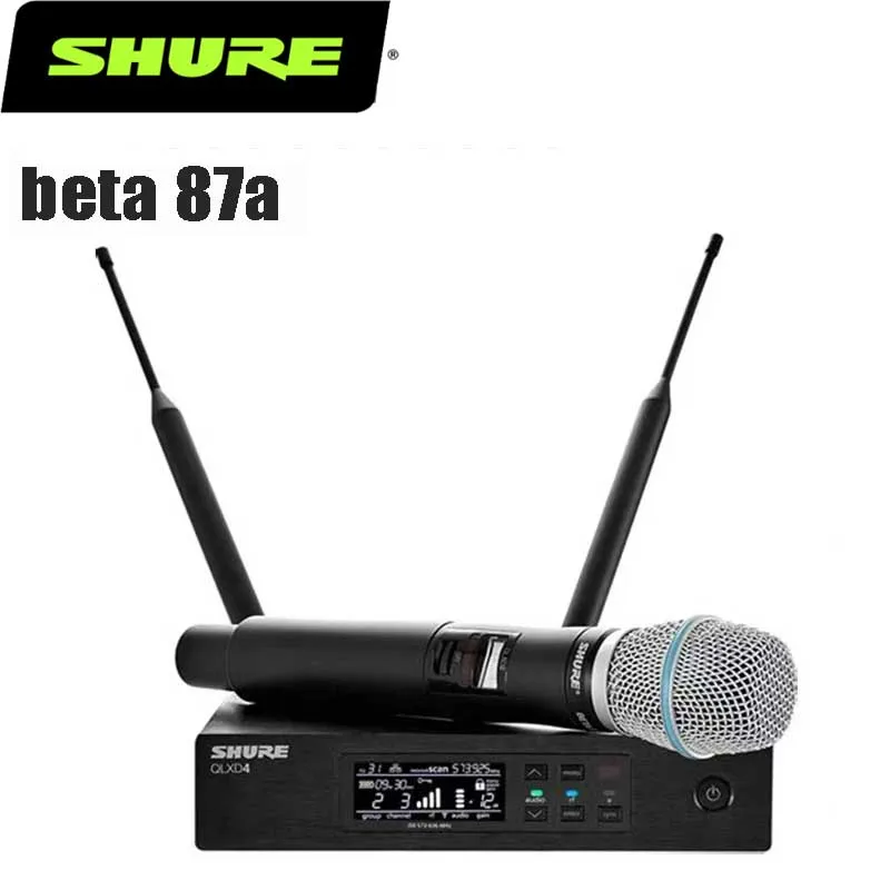 

SHURE QLXD4 BETA 87aUHF True Diversity Condense Wireless Microphone System