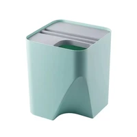 big kitchen trash can recycle bin stacked sorting household dry wet separation waste bin rubbish cubo basura waste separation e5
