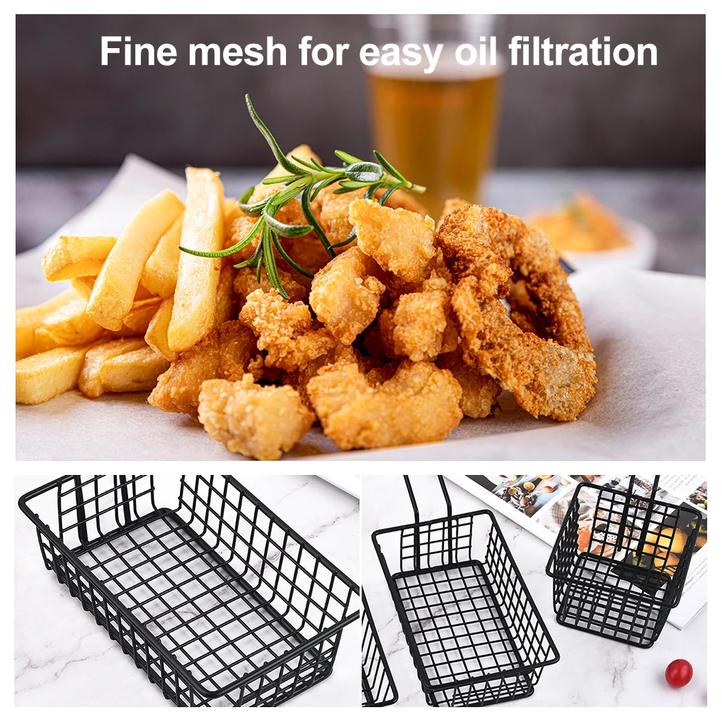 

Frying Food Colander Basket Stainless Steel Home Kitchen Net Nonstick Filter Rinse Sieve Skimmer Tools with Handle