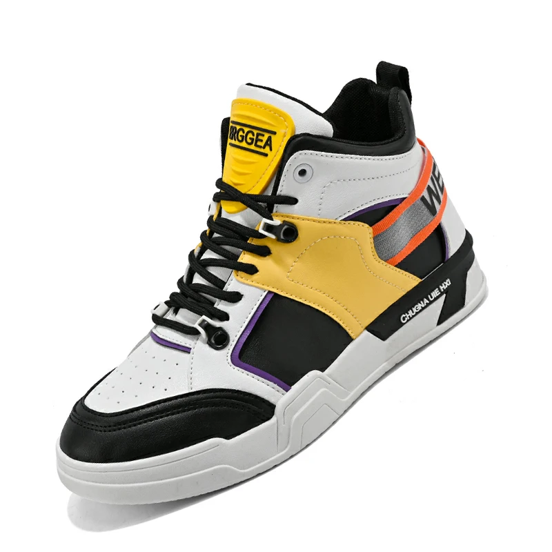 

Skateboard Shoes For Men Fashion Comfortable Casual Sports Shoes Waterproof Non-slip Chaussure Homme High-top Sneakers For Men
