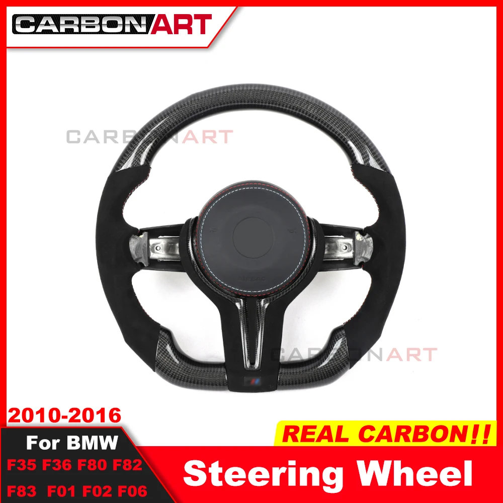 

Custom alcantar carbon fiber steering wheel For bm w F35 F36 F80 F82 F83 2010-2016 racing wheel convertible