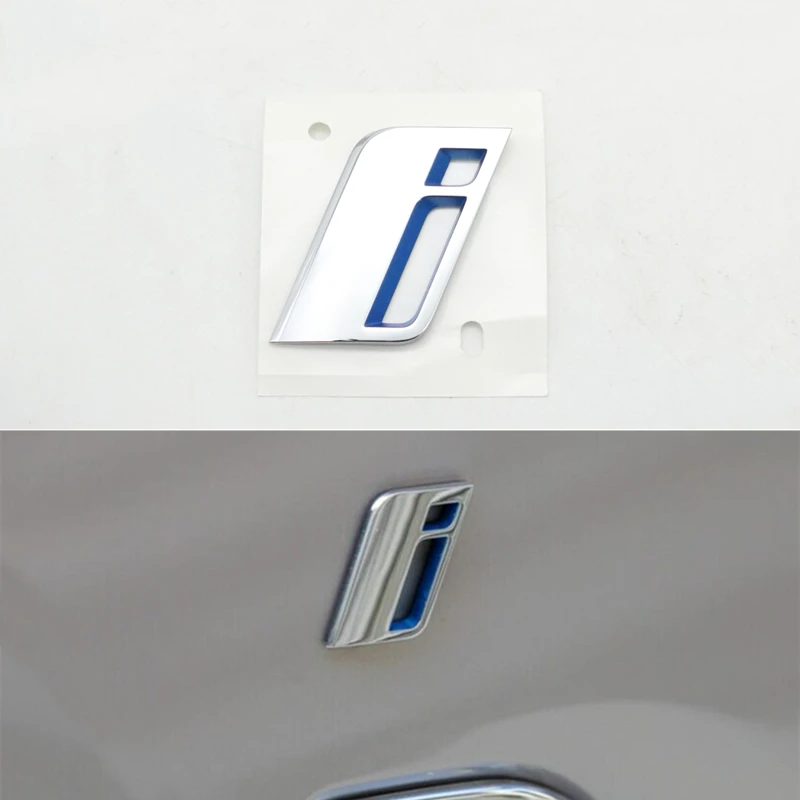 

i Lettering Sticker Fender Rear Badge Logo Emblem For BMW X5 40e Hybrid i8 i3 2013-2018
