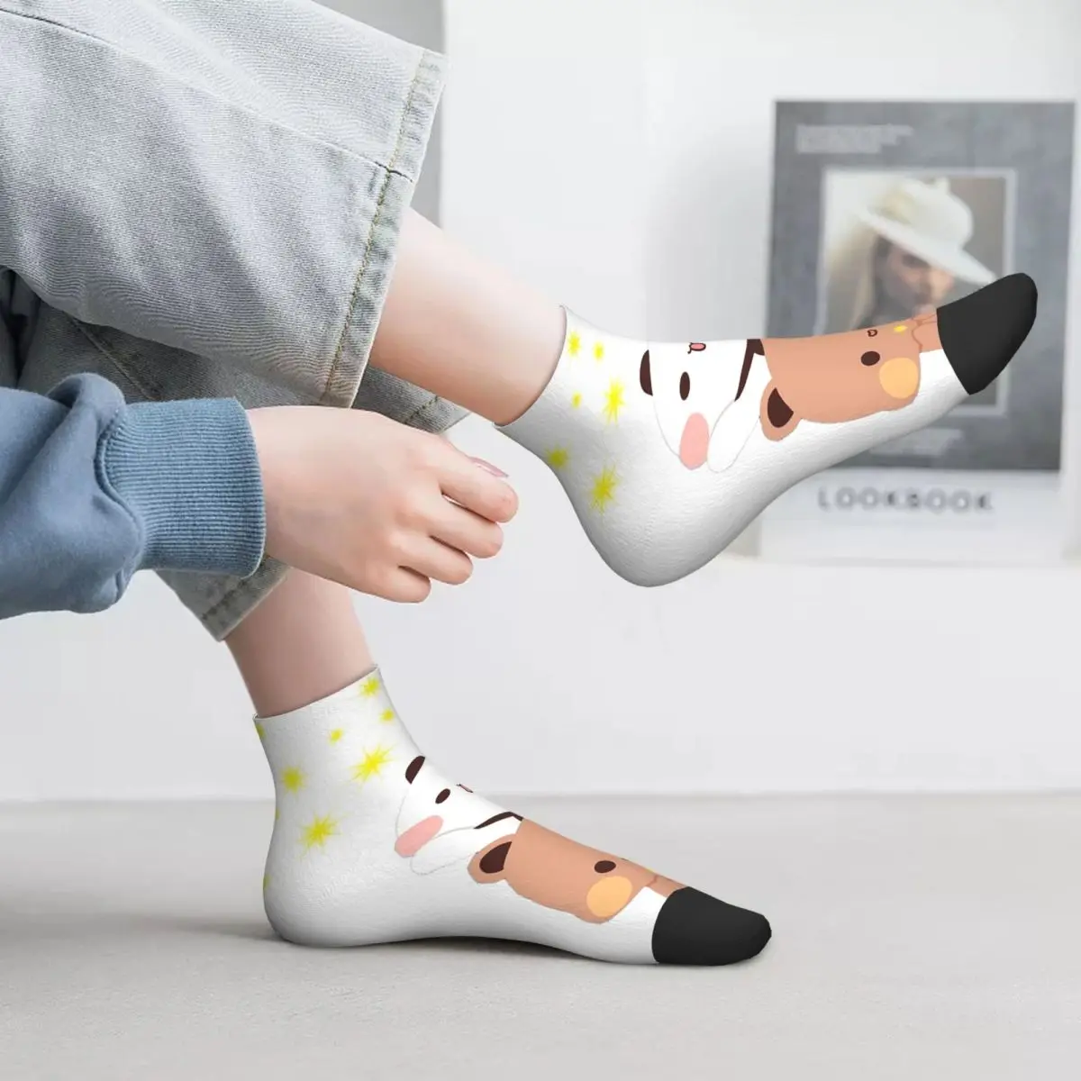 Носки с воздушными шарами Peach And Goma Bubu Dudu Harajuku высококачественные чулки