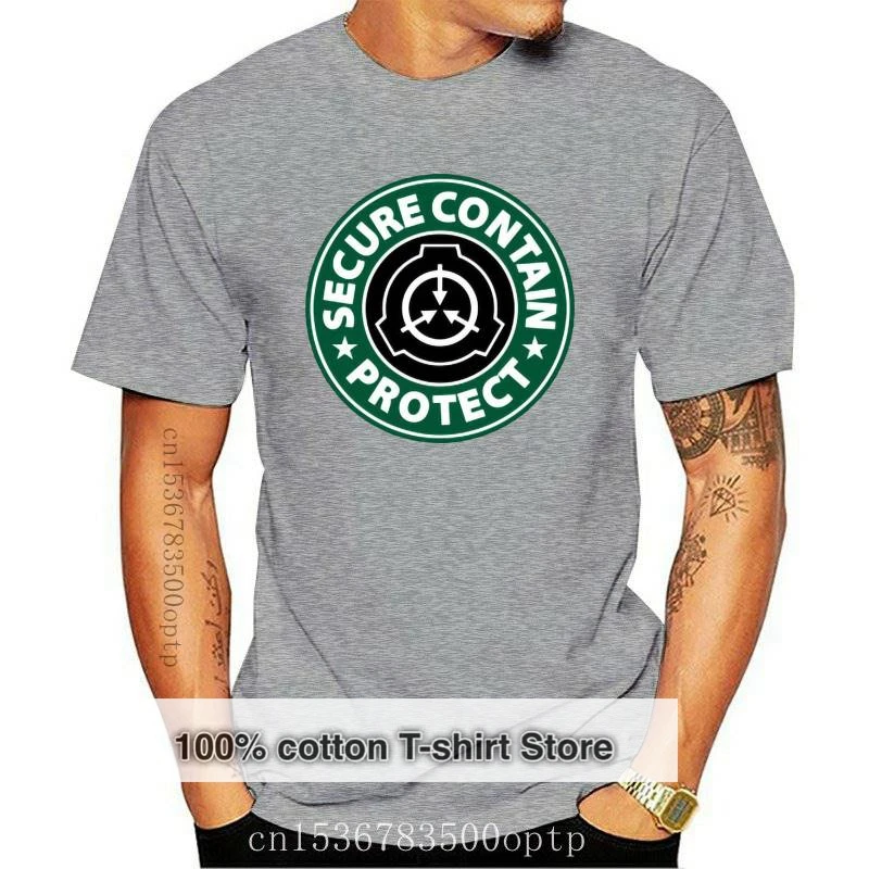 

Новая мужская футболка SCP Coffee, женская и Мужская футболка