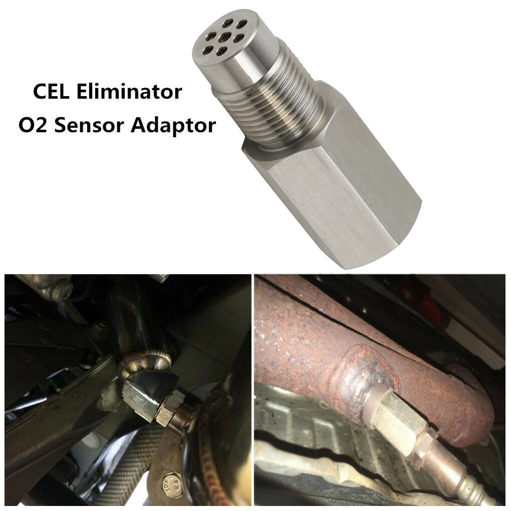 

Stainless Steel Automotive Oxygen Sensor Spacer Adapter Detachable Universal Professional M18x1.5 Converter Accessories