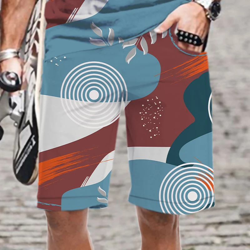 Graffiti Art Pattern Oversized Harajuku Beach Quick Dry 2022 Funny Loose Men's Summer Shorts 3D Printed Mens Clothing Cool Man