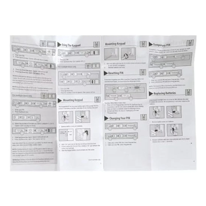 Беспроводная дистанционная клавиатура для гаражных дверей подходит Genie Intellicode