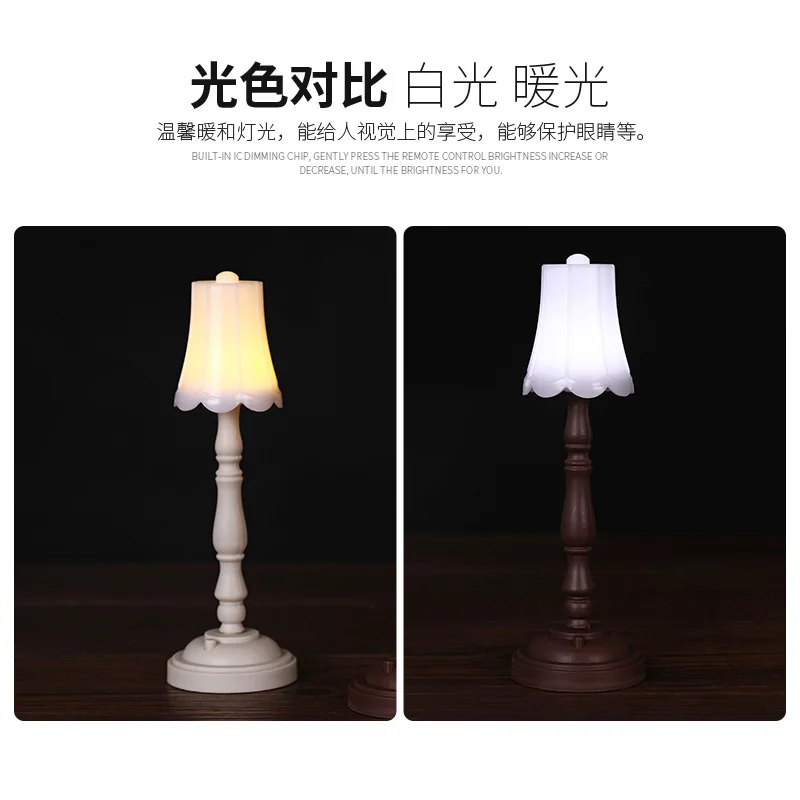 1:12 миниатюрная Напольная Лампа для кукольного домика