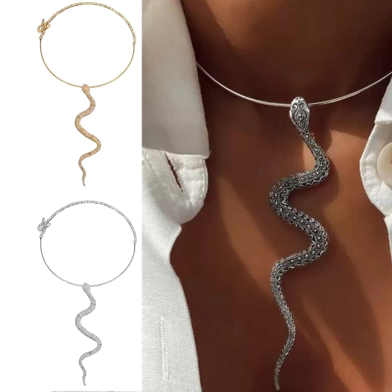 Женское Ожерелье-чокер со змеиным