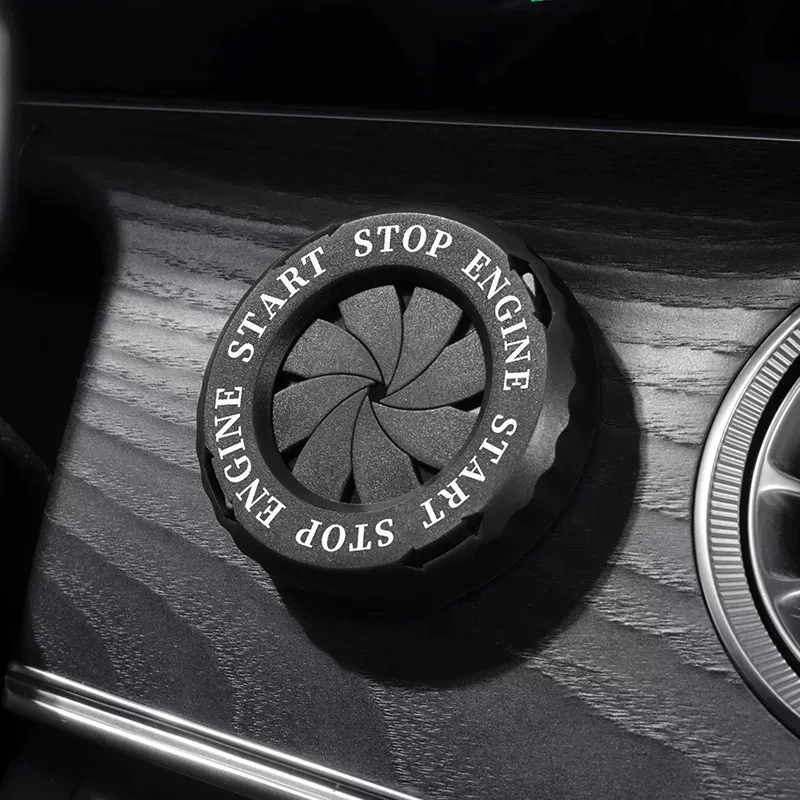 

Защитный колпачок для кнопки запуска двигателя автомобиля/мотоцикла с функцией сенсорного включения, вращающийся, декоративны...