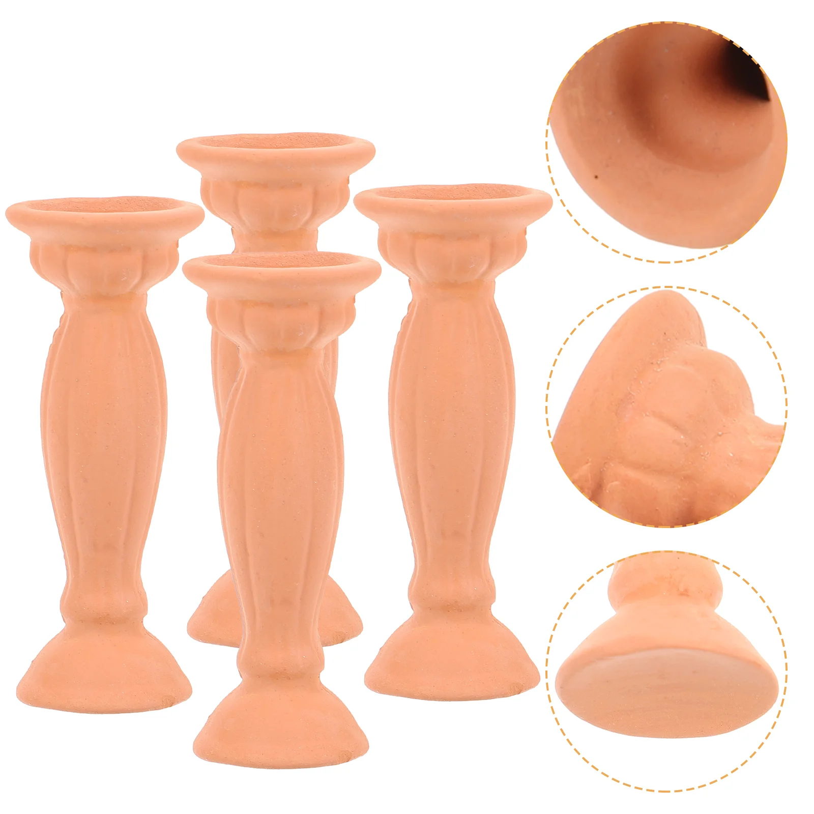 

6Pcs Miniature Nutrient Flowerpot Vintage Small Nursery Pot Breeding Flowerpot