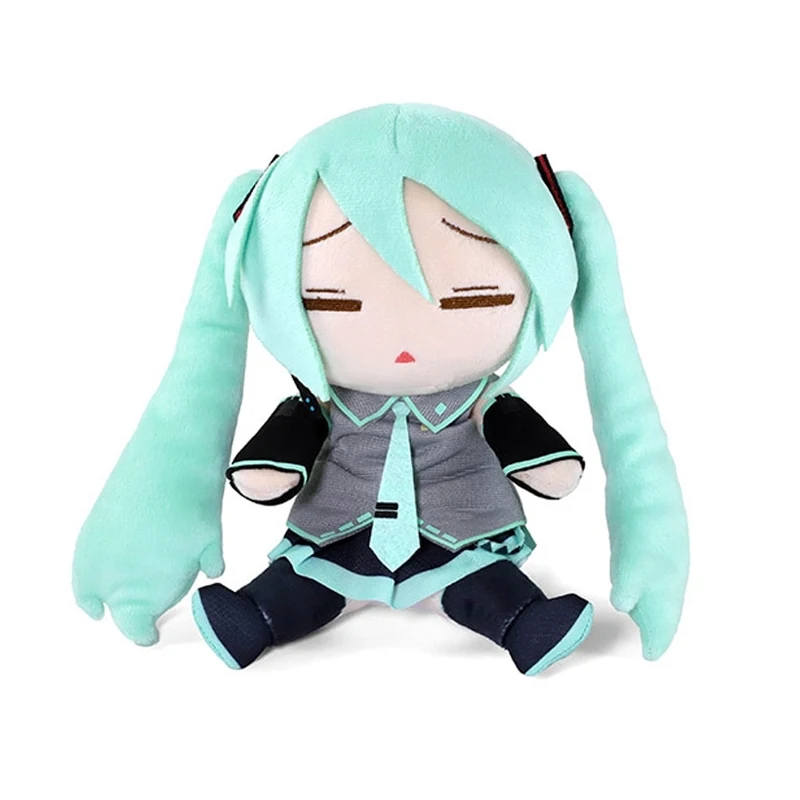 

Original MOVIC Hatsune Miku Plush Toys Sleepy Miku Fufu Dolls 23cm Anime Figurine Peluche Toys for Kids Christmas Gift