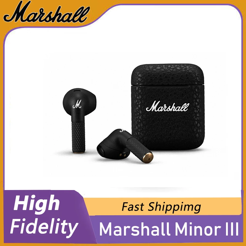 

Оригинальные беспроводные наушники Маршалл минор III (TWS) с Bluetooth