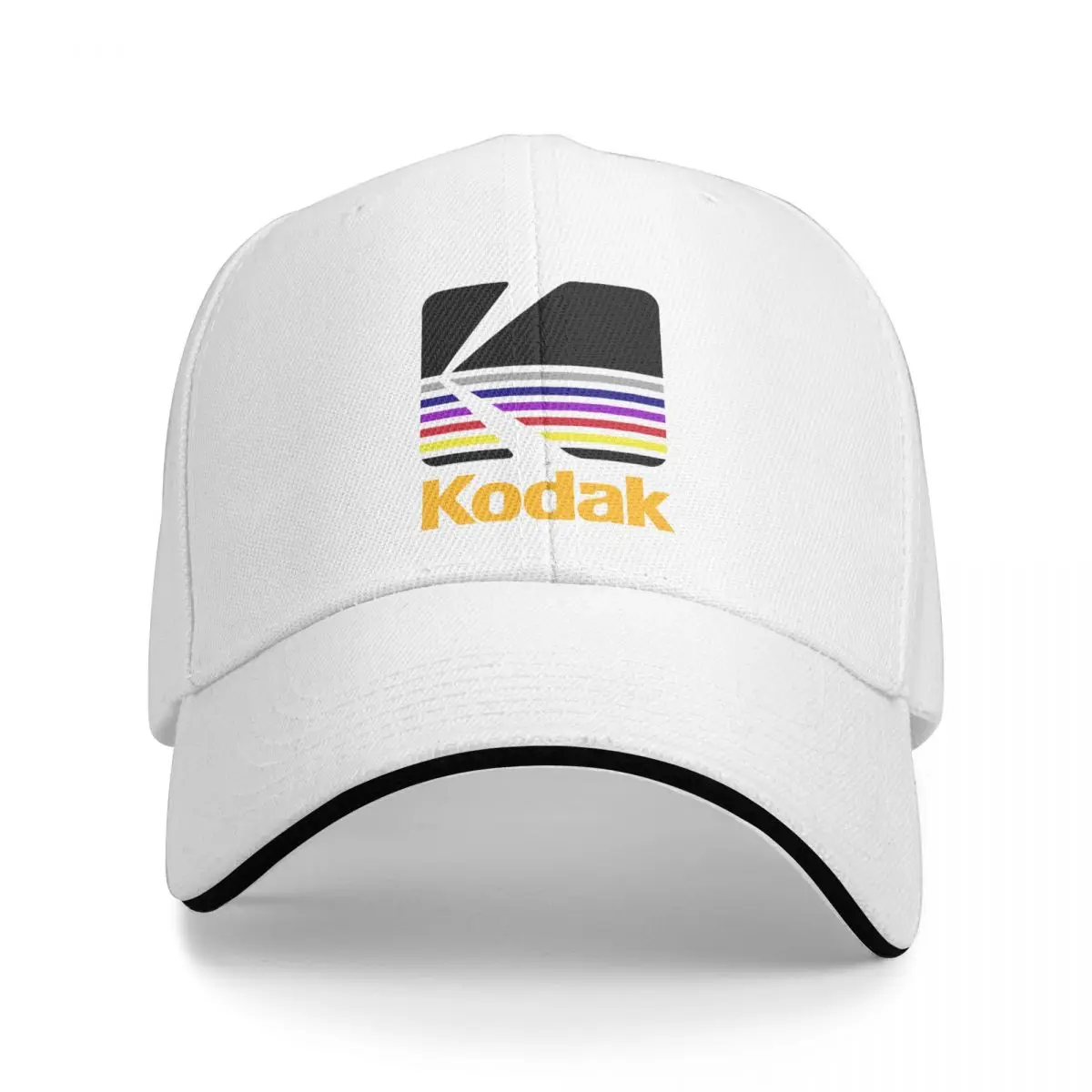 

Kodak Photography Logo Golf Cap Outfit Classic Headwear Unisex Style Daily Summer Adjustable Fit