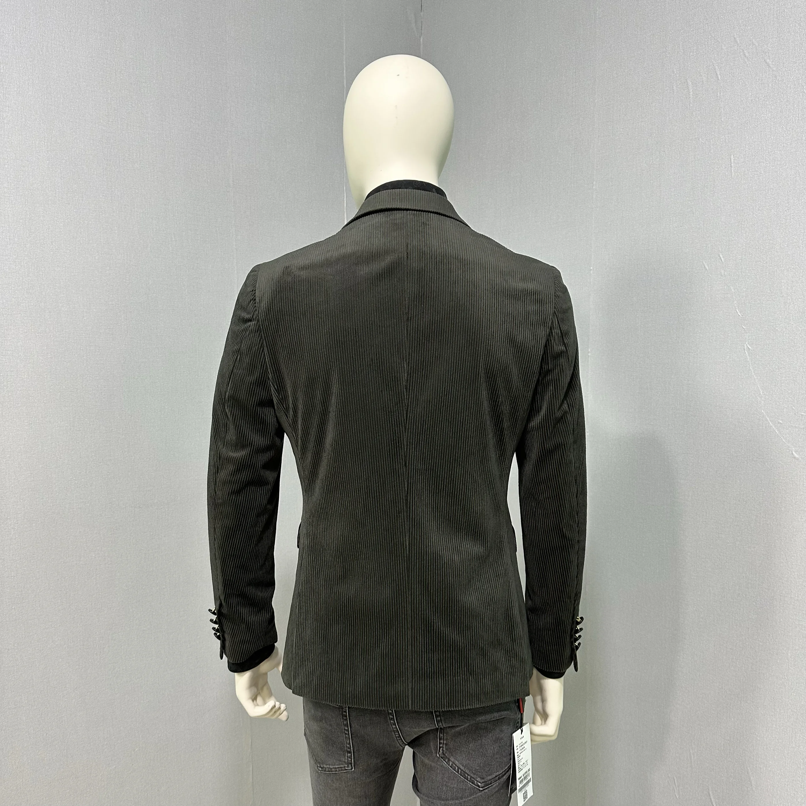 Бренд весны и осени усовершенствованный вельветовый ретро официальные