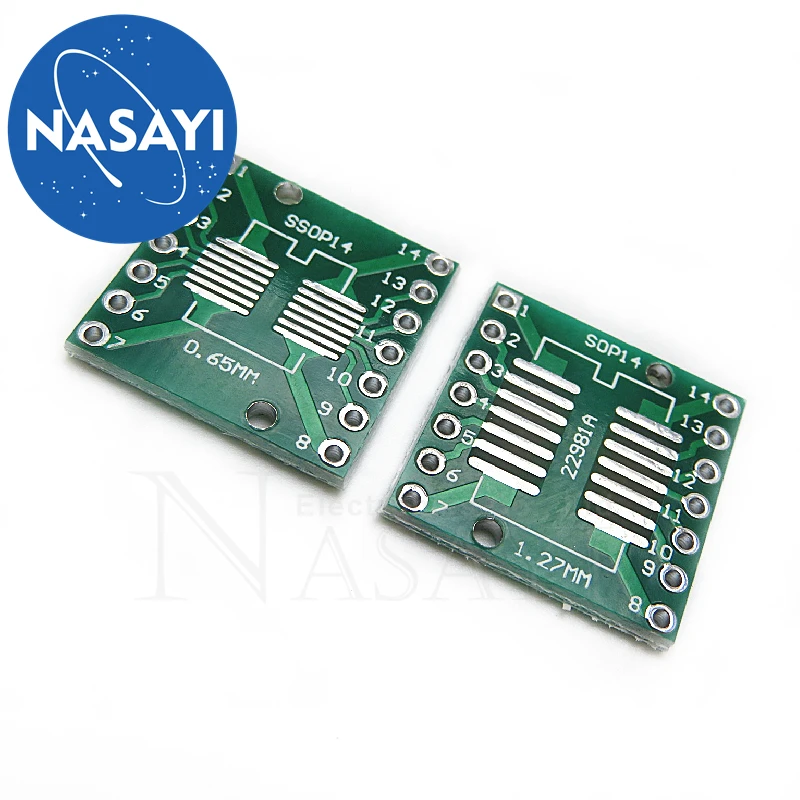 SOP14 SSOP14 TSSOP14 SMD поворот in-провал линии 0,65 1,27 мм плата адаптера