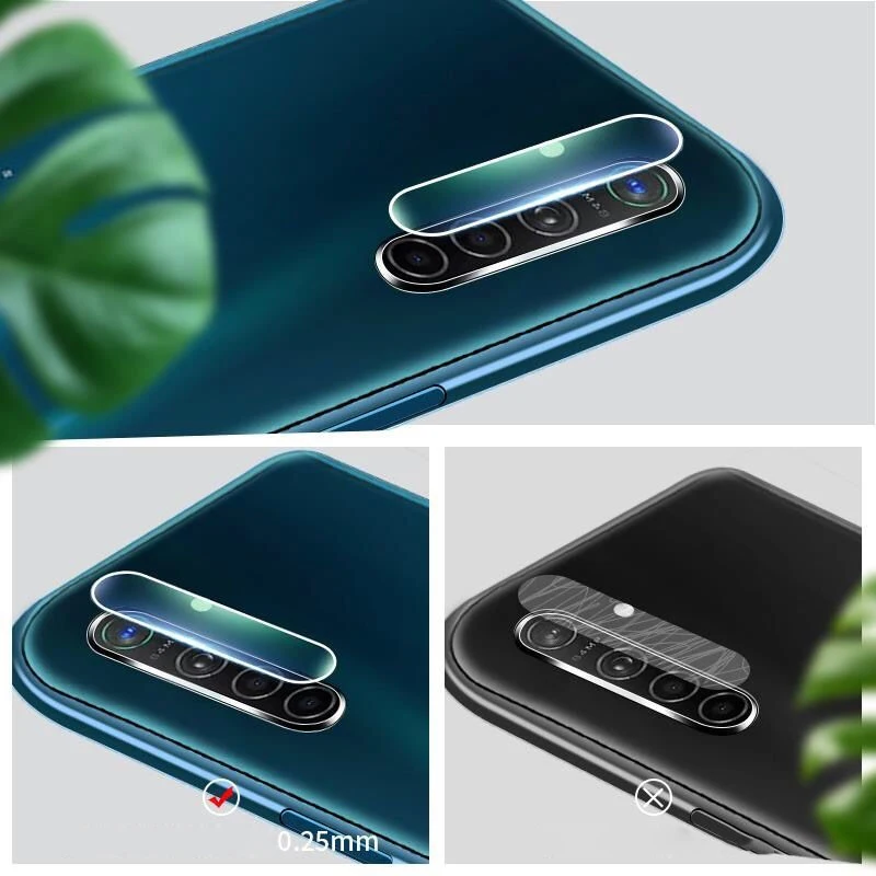 2 шт. Защитное стекло для объектива камеры Realme X7 X50 X2 Pro X50M X3 Super Zoom XT X Lite 2 3 5 6 7 7i 6i 3i Film on.