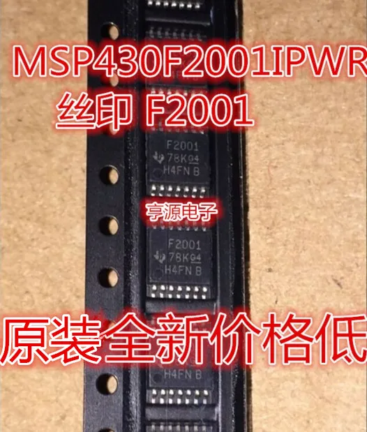 

50pcs/lot MSP430F2001IPWR F2001 MSP430F2001 TSSOP14 100% New
