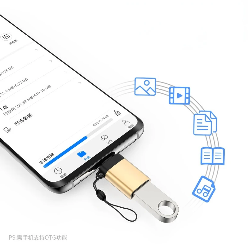 Адаптер USB C OTG для MacbookPro/Xiaomi/Huawei переходник с 3 0 на Type кабель-преобразователь |