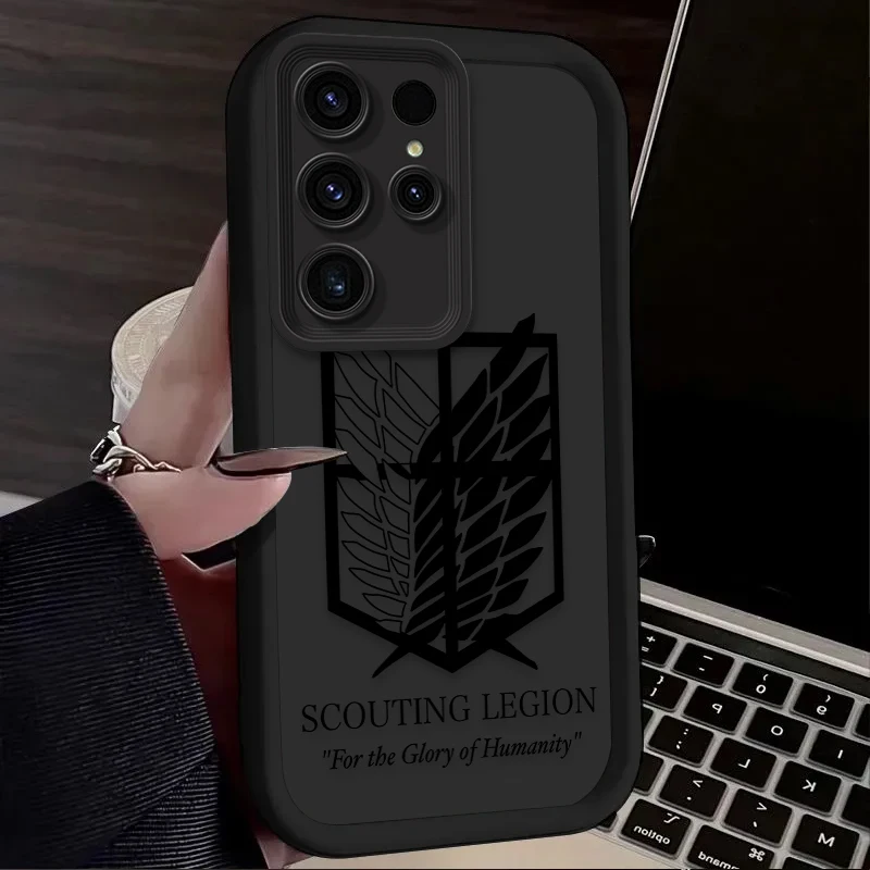 Фото Чехол Hot Attack On Titan Anime для Samsung Galaxy S23 S24 S25 Ultra S22 S21 Plus FE A56 A36 A26 A16 A06 A15 A25 A35 A55 5G Cover №5