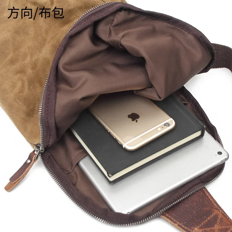 Рисунок 6 - Винтажная холщовая нагрудная сумка