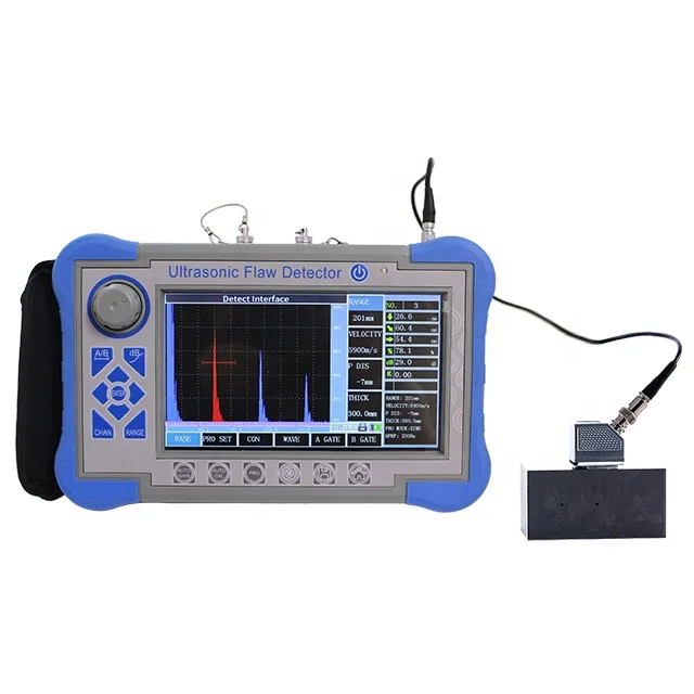 

test instruments Large Screen Horizontal Version Advanced Type Ultrasonic Flaw Detector industrial metal detectors