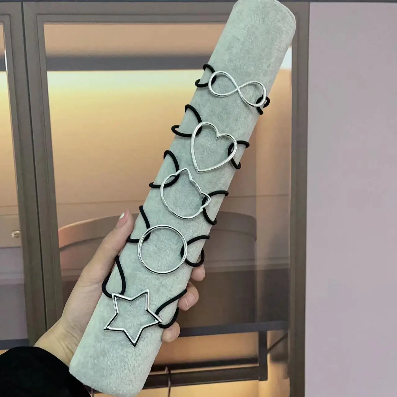 

Sempli 5 Pieces/set Nylon Strong Elastic Hair Bands For Women's Alloy Cartoon Girls Headwear Kids Hair Accessories Wholesale