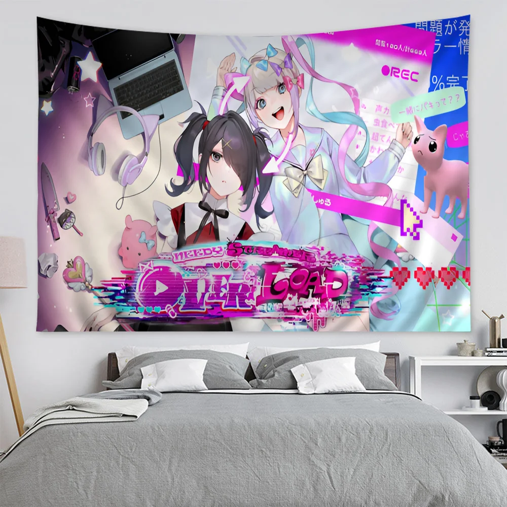 N-Needy Girl O-Overdose игровой график гобелен для гостиной домашний декор в общежитии