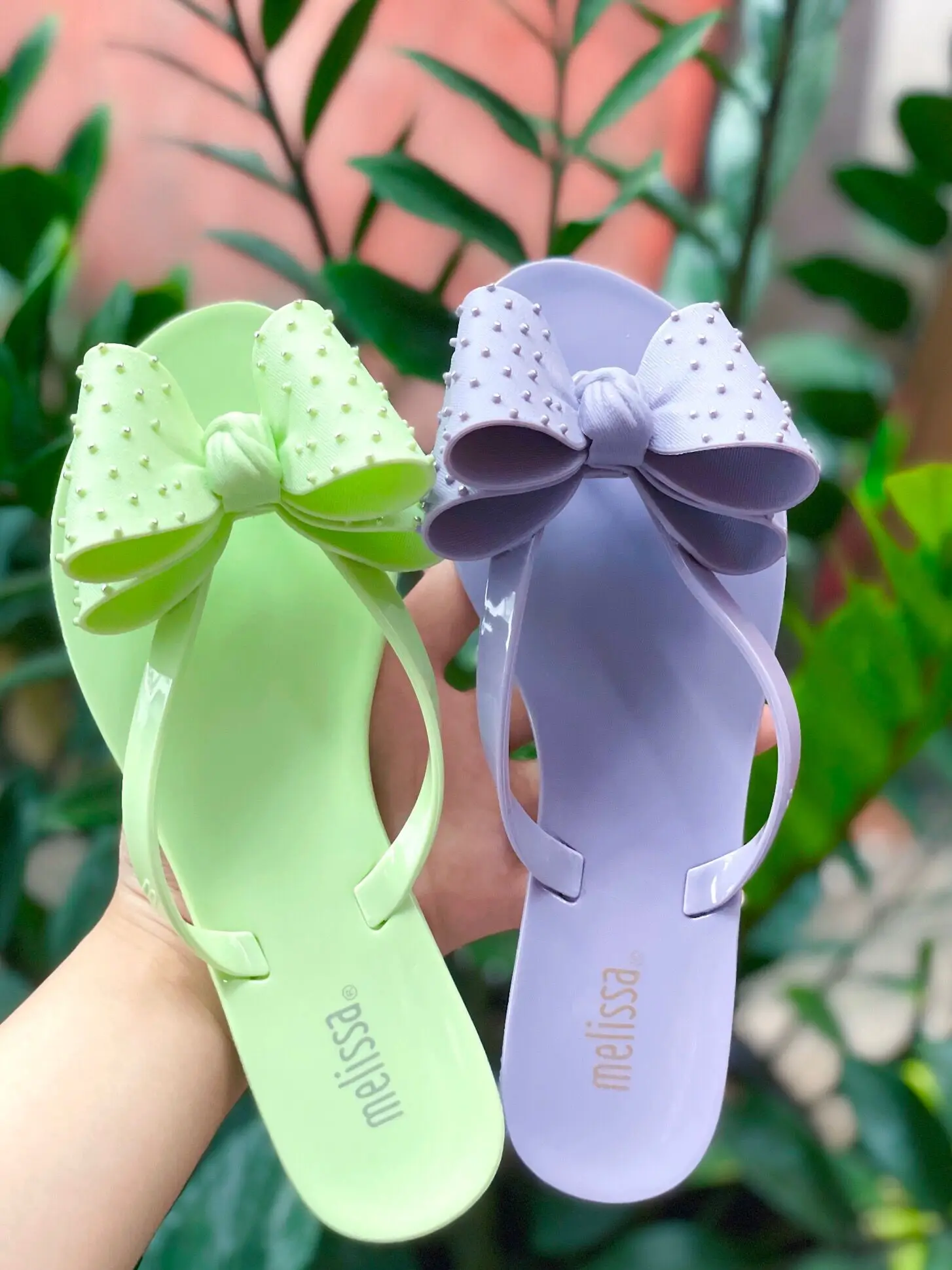 

2022 Summer Melissa Harmonic Bow Women's Jelly Shoes Flat Slippers Sandals New Women Jelly Flip Flop Melissa Female Flat Shoes