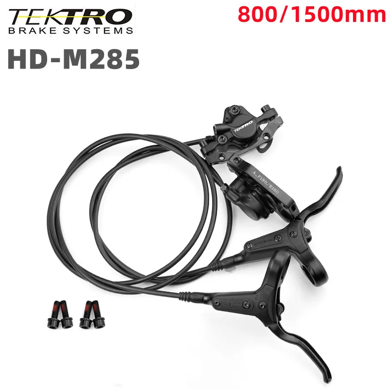 TEKTRO HD-M285 MTB Hydraulic Disc Brake With 160/180/203mm Rotor Front/Rear Brakes 800/1500mm Mountain Bike Hydraulic Brake