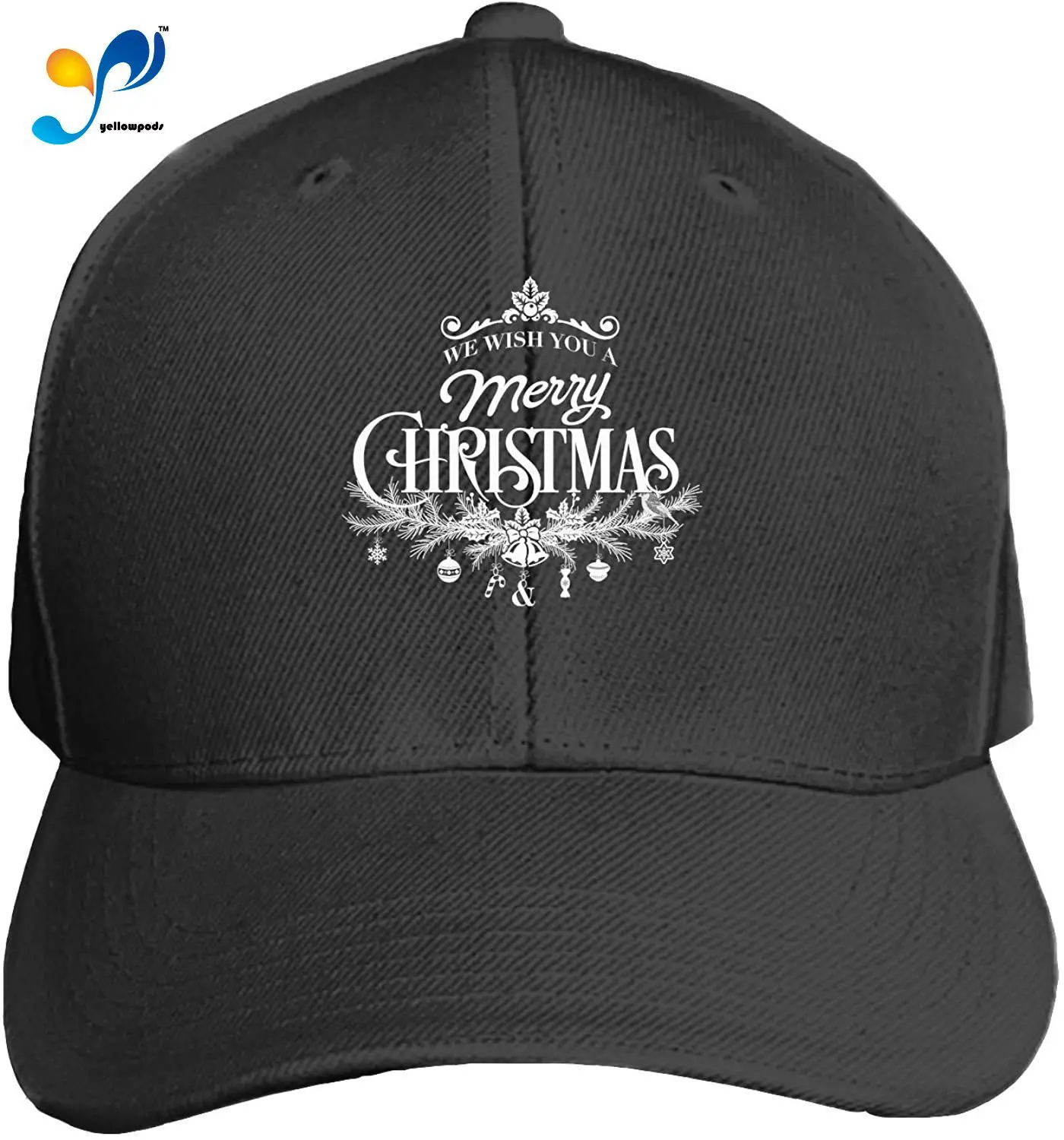 

Peaked Hat Christmas Printed Sandwich Baseball Cap For Unisex Adjustable Hat
