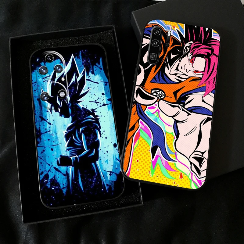 

Japan Anime Dragon Ball Goku Phone Case For Huawei P50 P40 P30 P20 Pro Lite 5G For Huawei P Smart Z 2021 Funda Silicone Cover
