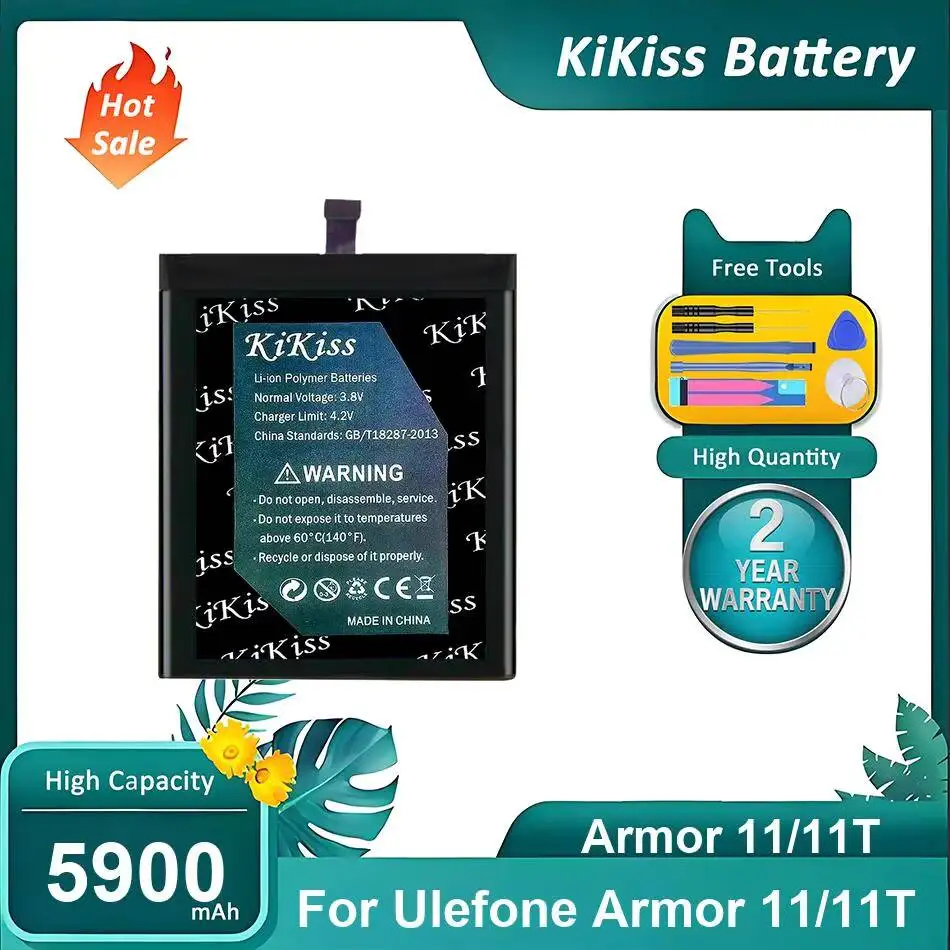 Фото Аккумулятор KiKiss для Ulefone Armor 11/11T, Armor 11/11T, 5900 мАч №2