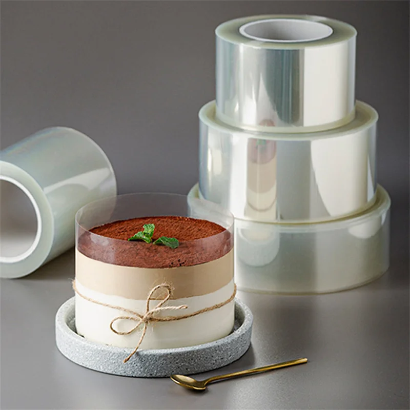 

DIY Cake RimCollar Kitchen Acetate Film for Cake Decor Transparent Bakeware Cake Surround Film Mousse Cake Surrounding Edge