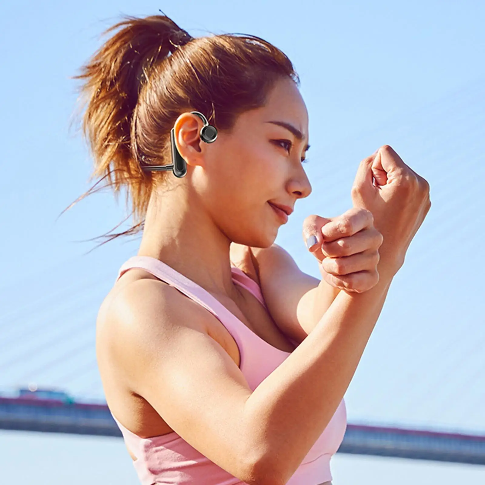 Новые беспроводные Bluetooth-наушники с костной проводимостью светильник кие